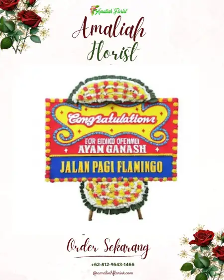 Sewa Papan Bunga Miji